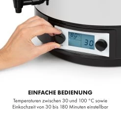 KonfiStar 40 Digital Einkocher Getränkespender 2500W 40L 100°C 180min -Küchengeräte Geschäft 10034239 de 0004 logo