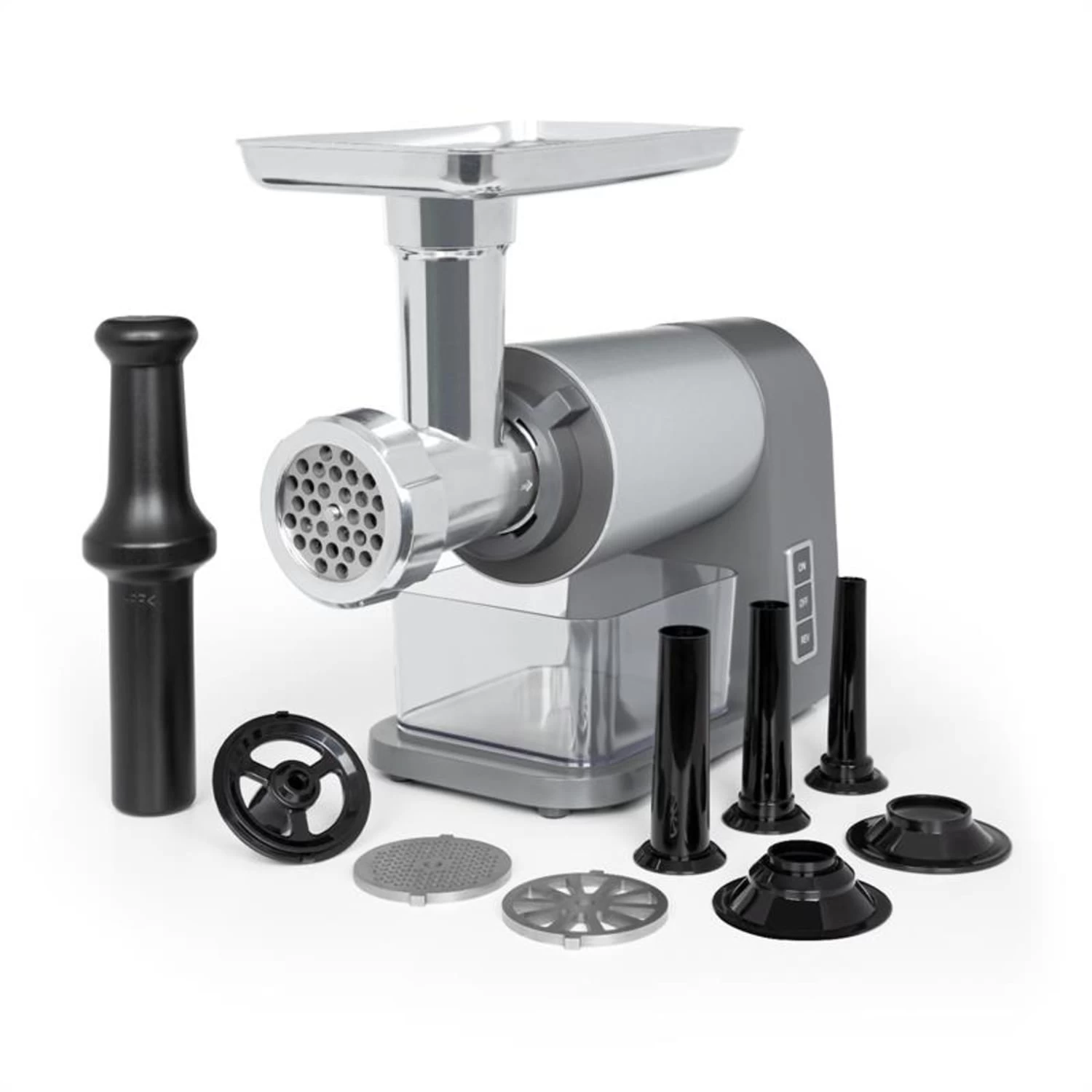 Mett Max Elektrischer Fleischwolf 600W Kupfermotor Aluminium 3 Mett Max Elektrischer Fleischwolf 600W Kupfermotor Aluminium