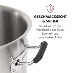 Brauheld Pur 25 Maischekessel 25 Liter Ohne Heizelement Edelstahl 15 Brauheld Pur 25 Maischekessel 25 Liter Ohne Heizelement Edelstahl -Küchengeräte Geschäft 10034266 de 0006 logo