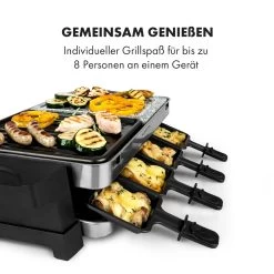 Sirloin Raclette 1500W Aluminium / Stein 8 Personen Kontroll-LED -Küchengeräte Geschäft 10034275 de 0005 logo