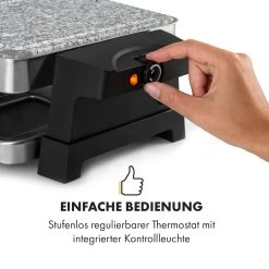 Sirloin Raclette 1500W Aluminium / Stein 8 Personen Kontroll-LED -Küchengeräte Geschäft 10034275 de 0007 logo
