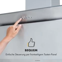 Athena 90 Dunstabzugshaube 90cm 300m³/h 69W Edelstahl -Küchengeräte Geschäft 10034395 de 0003 logo