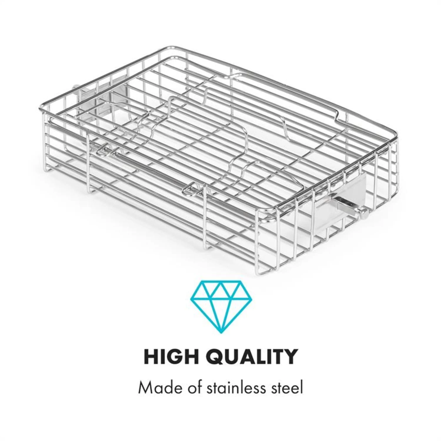 AeroVital Cube Chef Heißluftfritteuse Steak-Käfig Zubehör Edelstahl 6 AeroVital Cube Chef Heißluftfritteuse Steak-Käfig Zubehör Edelstahl – Bild 4