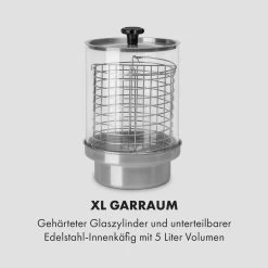 Wurstfabrik 450 Hot Dog Maker 450W 5L 30-100°C Glas Edelstahl -Küchengeräte Geschäft 10034450 de 0004 logo