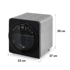 AeroVital Easy Touch Heißluftfritteuse 1700W 14l Timer 16 Programme Metallic / Schwarz 15 AeroVital Easy Touch Heißluftfritteuse 1700W 14l Timer 16 Programme Metallic / Schwarz -Küchengeräte Geschäft 10034451 yy 0008 logo Klarstein AeroVital easy touch Heissluftfritteuse