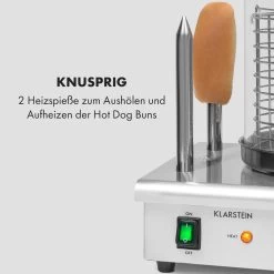Wurstfabrik Pro 550 Hot Dog Maker 550W 2 Spieße 5L 30-100°C Edelstahl -Küchengeräte Geschäft 10034453 de 0005 logo
