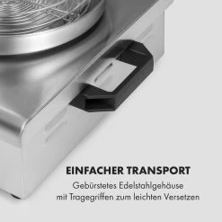 Wurstfabrik Pro 550 Hot Dog Maker 550W 2 Spieße 5L 30-100°C Edelstahl -Küchengeräte Geschäft 10034453 de 0007 logo