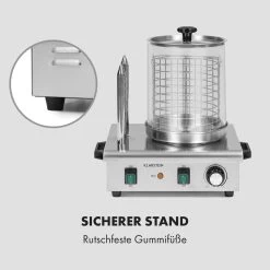 Wurstfabrik Pro 550 Hot Dog Maker 550W 2 Spieße 5L 30-100°C Edelstahl -Küchengeräte Geschäft 10034453 de 0008 logo
