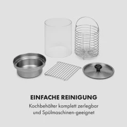 Wurstfabrik Pro 550 Hot Dog Maker 550W 2 Spieße 5L 30-100°C Edelstahl -Küchengeräte Geschäft 10034453 de 0009 logo