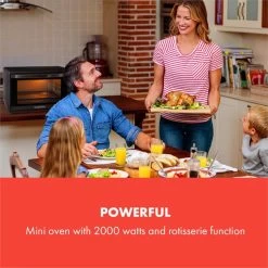 Masterchef 45 Mini-Backofen 45l 2000W 100-230 °C Timer Schwarz -Küchengeräte Geschäft 10034496 yy 0002 logo Klarstein Masterchef 45 Mini Backofen 45l schwarz