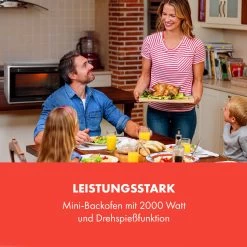 Masterchef 45 Mini-Backofen 45l 2000W 100-230 °C Timer Silber 12 Masterchef 45 Mini-Backofen 45l 2000W 100-230 °C Timer Silber -Küchengeräte Geschäft 10034497 de 0002 logo