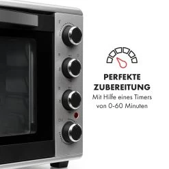 Masterchef 45 Mini-Backofen 45l 2000W 100-230 °C Timer Silber 15 Masterchef 45 Mini-Backofen 45l 2000W 100-230 °C Timer Silber -Küchengeräte Geschäft 10034497 de 0005 logo