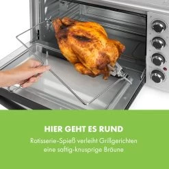Masterchef 45 Mini-Backofen 45l 2000W 100-230 °C Timer Silber 16 Masterchef 45 Mini-Backofen 45l 2000W 100-230 °C Timer Silber -Küchengeräte Geschäft 10034497 de 0006 logo