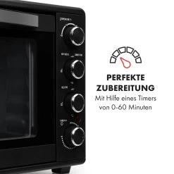 Masterchef 60 Mini-Backofen 60l 2000W 100-230 °C Timer Schwarz 15 Masterchef 60 Mini-Backofen 60l 2000W 100-230 °C Timer Schwarz -Küchengeräte Geschäft 10034498 de 0005 logo