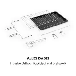 Masterchef 60 Mini-Backofen 60l 2000W 100-230 °C Timer Schwarz 18 Masterchef 60 Mini-Backofen 60l 2000W 100-230 °C Timer Schwarz -Küchengeräte Geschäft 10034498 de 0008 logo