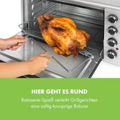 Masterchef 60 Mini-Backofen 60l 2000W 100-230 °C Timer Silber -Küchengeräte Geschäft 10034499 de 0006 logo