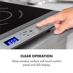 Cucinata Induktionskochfeld 3100W 10 Leistungsstufen 200-1300W -Küchengeräte Geschäft 10034503 yy 0005 logo Klarstein Cucinata Induktionskochfeld 3100 W