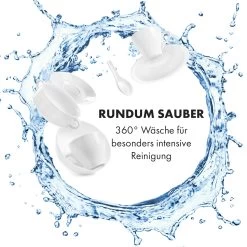 Azuria Geschirrspülmaschine 1380W 6,5L 6 Gedecke Schwarze Glasfront 19 Azuria Geschirrspülmaschine 1380W 6,5L 6 Gedecke Schwarze Glasfront -Küchengeräte Geschäft 10034510 de 0006 logo