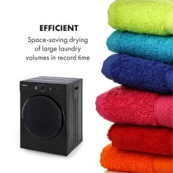 Jet Set Mini-Wäschetrockner Ablufttrockner 1020W EEK C 3kg 50cm -Küchengeräte Geschäft 10034512 yy 0005 logo Klarstein Jet Set Waeschetrockner schwarz