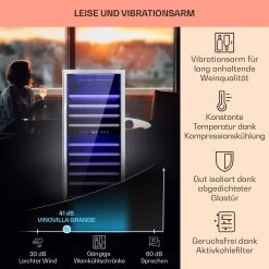Vinovilla Grande 116 Built-in Duo Weinkühlschrank 310 Ltr 116 Fl. LED -Küchengeräte Geschäft 10034525 DE 0004 usp