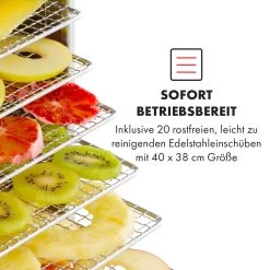 Master Jerky 300 Dörrautomat 2000W 40-90 °C 24h-Timer Edelstahl Silber -Küchengeräte Geschäft 10034544 de 0004 logo