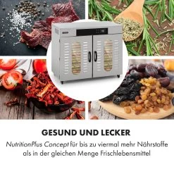 Master Jerky 500 Dörrautomat 3000W 40-90 °C 24h-Timer Edelstahl Silber 14 Master Jerky 500 Dörrautomat 3000W 40-90 °C 24h-Timer Edelstahl Silber -Küchengeräte Geschäft 10034545 de 0005 logo