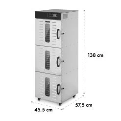 Master Jerky 550 Dörrautomat 2400W 40-90 °C 24h-Timer Edelstahl Silber 17 Master Jerky 550 Dörrautomat 2400W 40-90 °C 24h-Timer Edelstahl Silber -Küchengeräte Geschäft 10034546 yy 0008 dimensions
