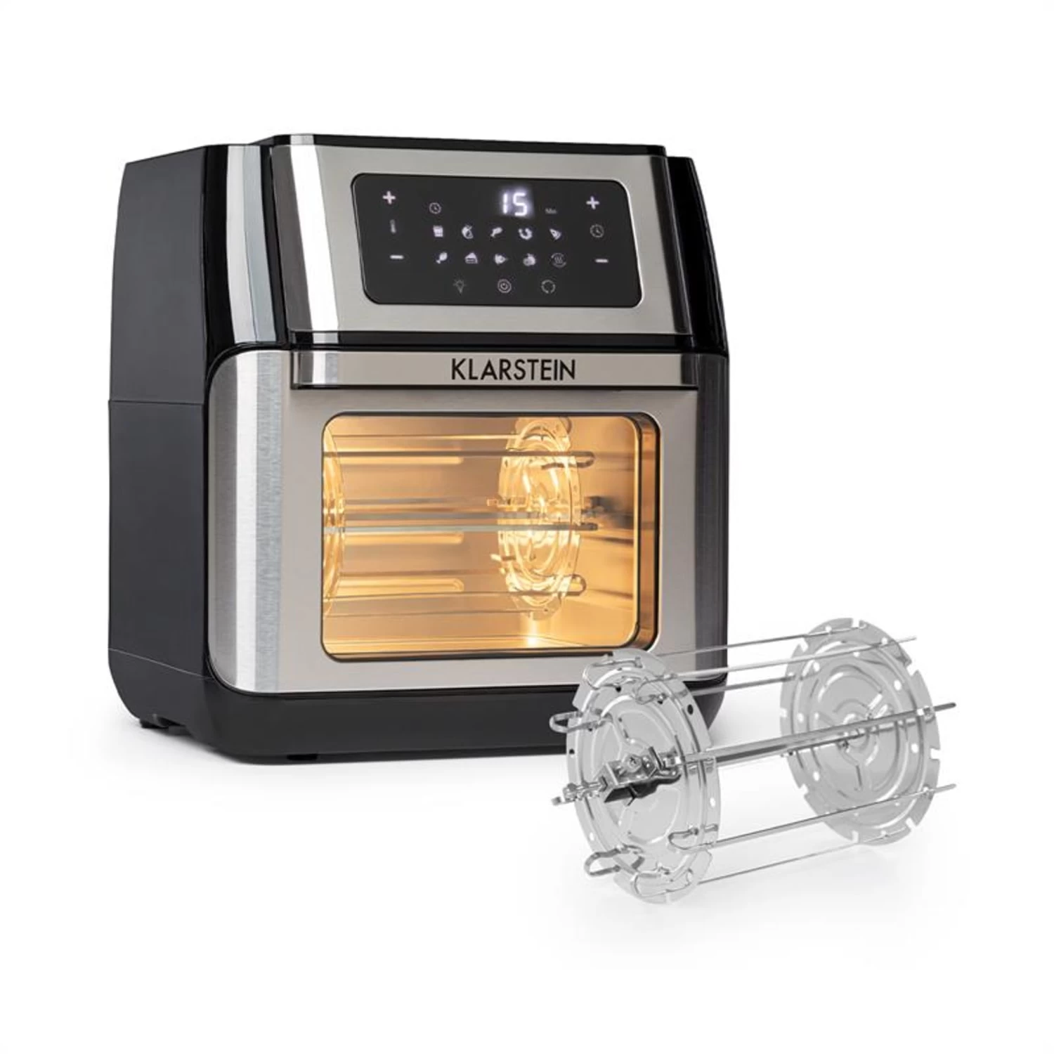 AeroVital Fry Kebab-Set | Zubehör | Edelstahl | 8 Spieße | Silber 4 AeroVital Fry Kebab-Set | Zubehör | Edelstahl | 8 Spieße | Silber – Bild 2