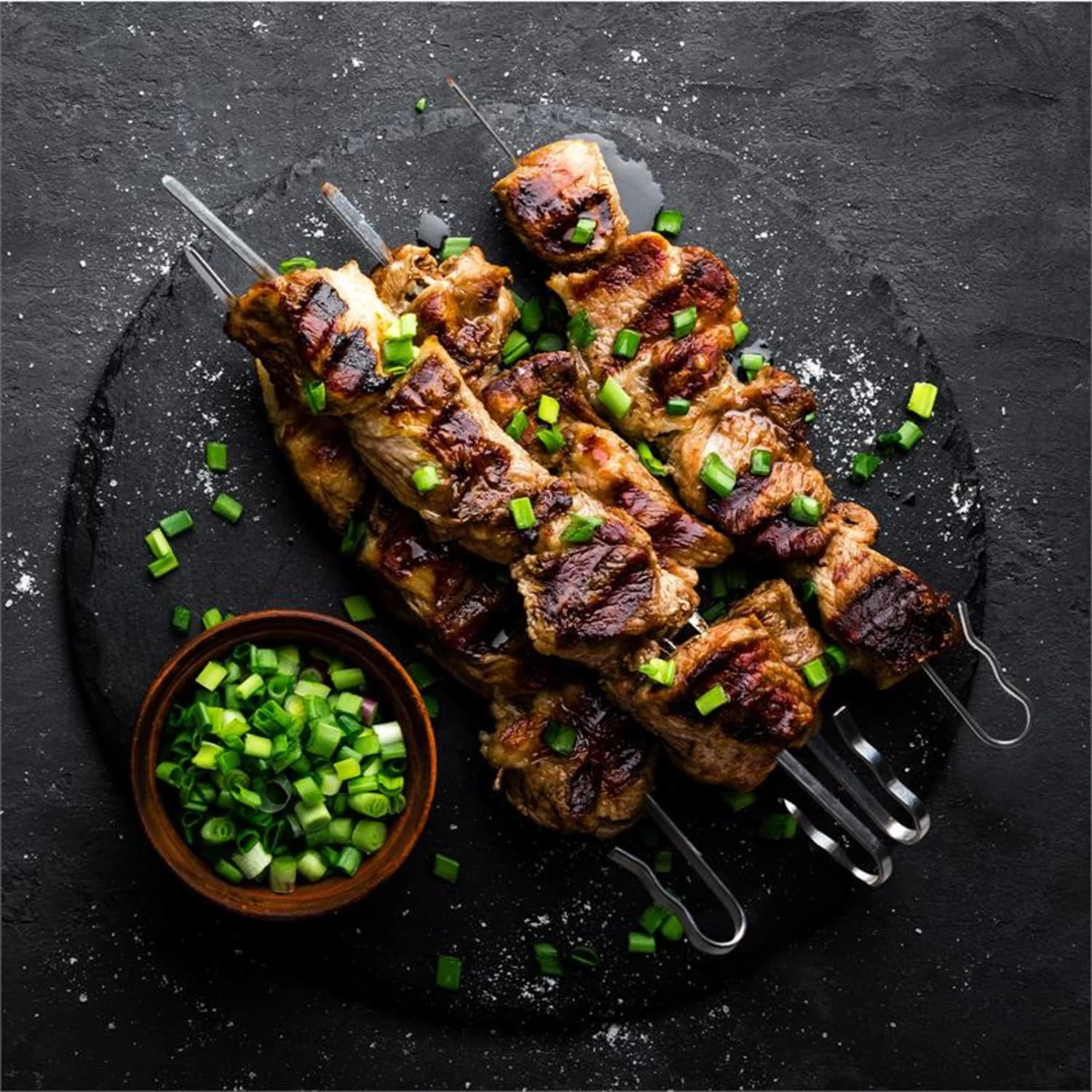 AeroVital Fry Kebab-Set | Zubehör | Edelstahl | 8 Spieße | Silber 5 AeroVital Fry Kebab-Set | Zubehör | Edelstahl | 8 Spieße | Silber – Bild 3