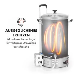Brauheld Pro Maischekessel 3300W 45L 30-100°C Umwälzpumpe Edelstahl 14 Brauheld Pro Maischekessel 3300W 45L 30-100°C Umwälzpumpe Edelstahl -Küchengeräte Geschäft 10034588 de 0004 logo
