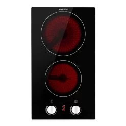 EasyCook Domino Keramikkochfeld 3000W Drehregler Schwarz