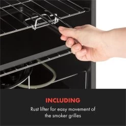 Flintstone Räucherofen 1600W Thermometer Edelstahl Elektrisch -Küchengeräte Geschäft 10034702 yy 0007 logo Klarstein NES C16