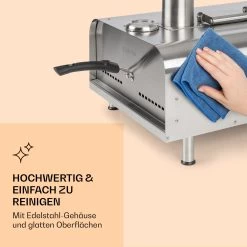 Diavolo Pizza-Pelletofen Inkl. Pizzastein Thermometer Edelstahl -Küchengeräte Geschäft 10034709 de 0005 logo