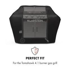 Tomahawk Wetterschutzhaube 600D Canvas 30/70% PE/PVC Schwarz -Küchengeräte Geschäft 10034713 yy 0002 logo Klarstein Tomahawk Wetterschutzhaube 140cm