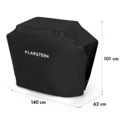 Tomahawk Wetterschutzhaube 600D Canvas 30/70% PE/PVC Schwarz -Küchengeräte Geschäft 10034713 yy 0007 logo Klarstein Tomahawk Wetterschutzhaube 140cm