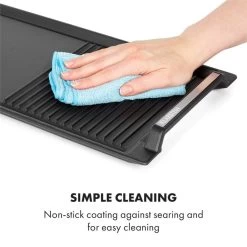 Delicatessa Grill Pan Grillplatte Induktionskochfeld Zubehör 43,5x23cm -Küchengeräte Geschäft 10034722 yy 0005 logo Klarstein Delicatessa Grill Pan Grillplatte