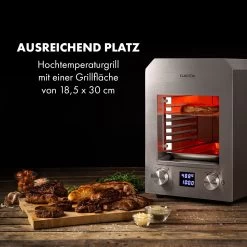 Hannibal Hochtemperaturgrill Indoor 2.200W 850°C Edelstahl Silber -Küchengeräte Geschäft 10034803 de 0002 logo