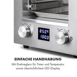 Hannibal Hochtemperaturgrill Indoor 2.200W 850°C Edelstahl Silber -Küchengeräte Geschäft 10034803 de 0005 logo