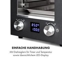 Hannibal Hochtemperaturgrill Indoor 2.200W 850°C Edelstahl Schwarz 15 Hannibal Hochtemperaturgrill Indoor 2.200W 850°C Edelstahl Schwarz -Küchengeräte Geschäft 10034804 de 0005 logo