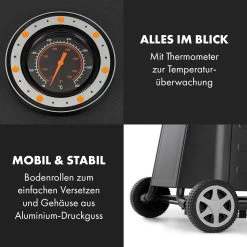 Vanquish Gasgrill 3 Edelstahlbrenner 3 X 3 KW 63,5 X 45 Cm Grillfläche -Küchengeräte Geschäft 10034805 de 0008 logo