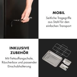 Pasadena Gas-Räuchergrill 2,5 KW Heizleistung 180 °C / 350 °F Max. -Küchengeräte Geschäft 10034818 de 0009 logo