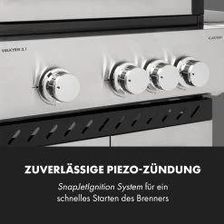 Valkyrie Gasgrill 3x3,2 + 2,9 KW Sichtfenster 54x42 Cm Grill Edelstahl -Küchengeräte Geschäft 10034845 de 0009 logo