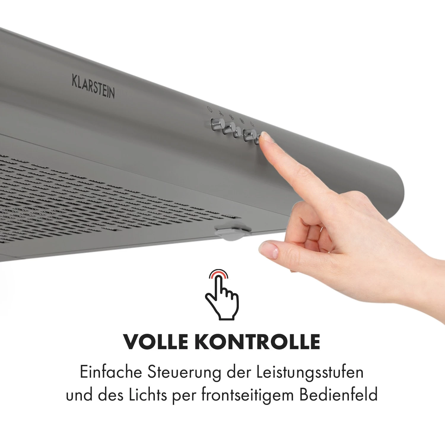 Capannina Unterbau-Abzugshaube 60cm 166m³/h LED Edelstahl 7 Capannina Unterbau-Abzugshaube 60cm 166m³/h LED Edelstahl – Bild 5