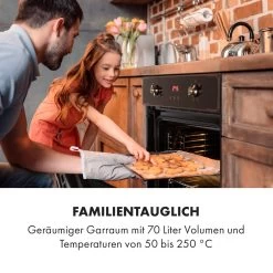 Elizabeth Einbaubackofen Retro 2200 Watt 70l Messingoptik Display -Küchengeräte Geschäft 10034880 de 0003 logo