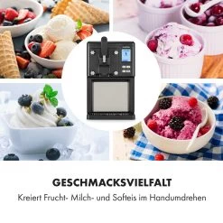 Sweet Sundae Eiscrememaschine Kompressor 1,5l Edelstahl Schwarz -Küchengeräte Geschäft 10034911 de 0004 logo