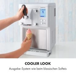 Sweet Sundae Eiscrememaschine Kompressor 1,5l Edelstahl Weiß -Küchengeräte Geschäft 10034912 de 0003 logo
