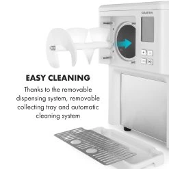 Sweet Sundae Eiscrememaschine Kompressor 1,5l Edelstahl Weiß -Küchengeräte Geschäft 10034912 uk 0008 logo Klarstein Sahnehaeubchen Eiscrememaschine weiss