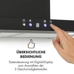 Limelight Dunstabzugshaube 60cm Wandhaube 600m³/h Schwarz -Küchengeräte Geschäft 10034977 de 0008 logo