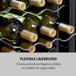 Shiraz 18 Slim Uno Weinkühlschrank 50l 18Fl Touch-Bedienfeld 5-18°C -Küchengeräte Geschäft 10035026 de 0008 logo