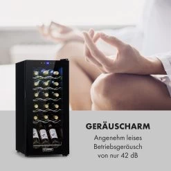 Shiraz 18 Slim Uno Weinkühlschrank 50l 18Fl Touch-Bedienfeld 5-18°C -Küchengeräte Geschäft 10035026 de 0009 logo
